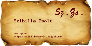 Szibilla Zsolt névjegykártya
